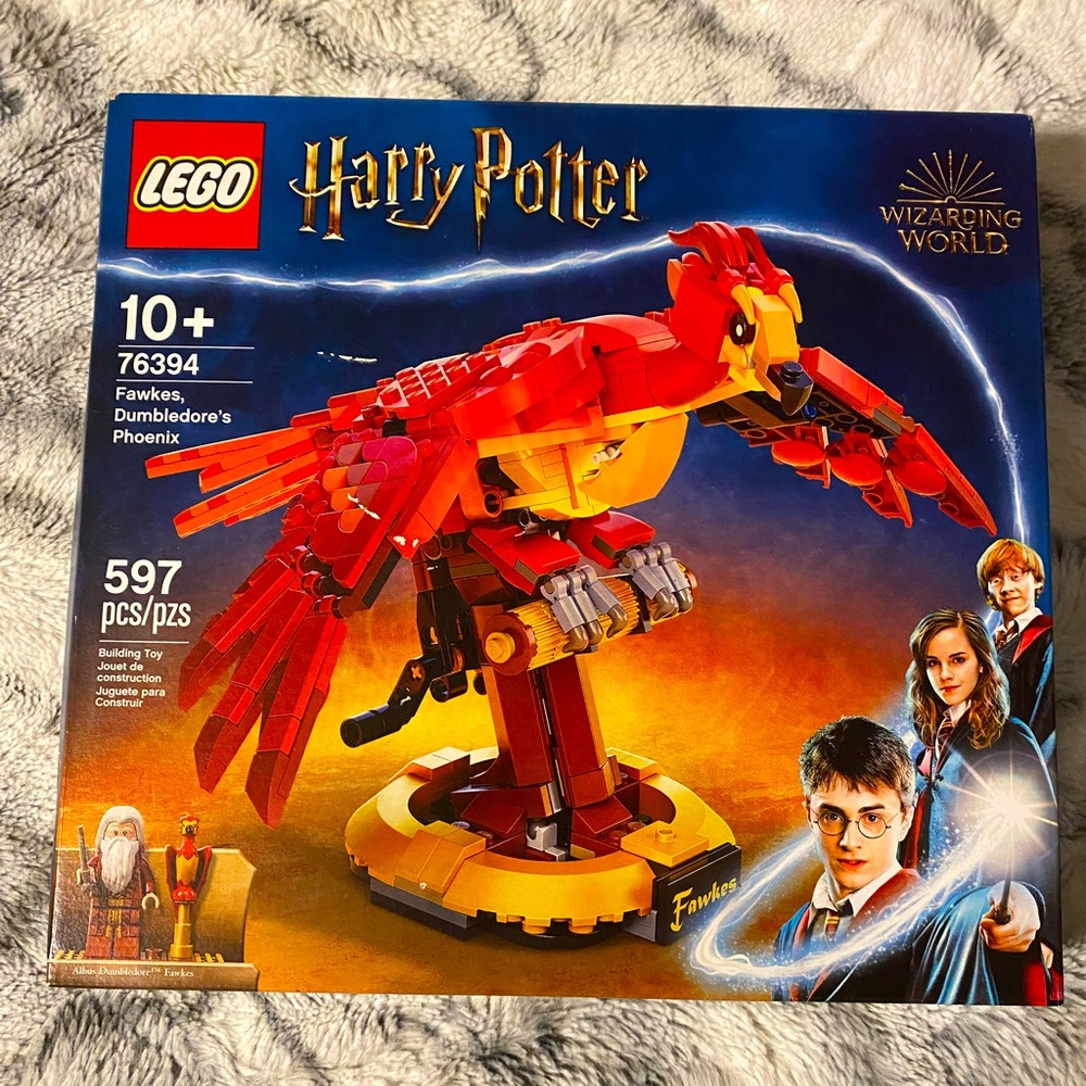 LEGO Harry Potter Fawkes, Dumbledore's Phoenix 76394 New Sealed Discontinued